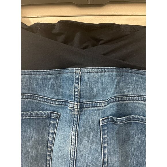 Isabel Maternity Jeans blue Jeggins size 18 over the belly blue jeans cross over - Picture 4 of 7